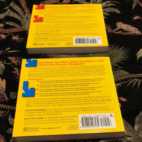 NWT, EAT THIS, NOT THAT! By David Zinczenko 2010 edition.Paperback - Picture 2 of 6